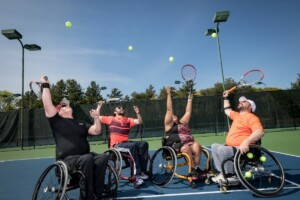 South Coast Wheelchair Tennis Foundation players