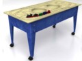 Special Needs Youth Table with Route Board & Castered Freight Train Set