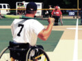 Wheelchair Softball Player - National Wheelchair Softball Association