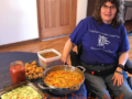 Batch Cooking From A Wheelchair Tammy in the kitchen